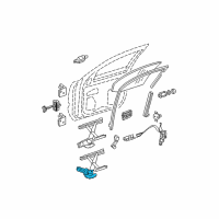 OEM 2008 GMC Canyon Window Motor Diagram - 19167713