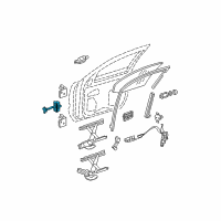 OEM 2009 Chevrolet Colorado Door Check Diagram - 25830280