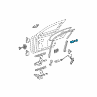 OEM 2012 GMC Canyon Lock Cylinder Diagram - 19121155