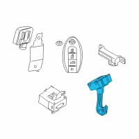 OEM Nissan Altima CONTROLER Assembly-Key Less Diagram - 28595-JA00A