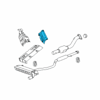 OEM 2013 Jeep Compass Shield-Floor Pan Diagram - 4673701AB