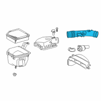 OEM 2017 Lexus IS350 Hose, Air Cleaner Diagram - 17881-31280