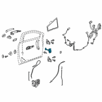 OEM 2019 Chevrolet Blazer Door Check Diagram - 84423786