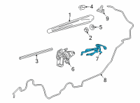 OEM 2021 Buick Envision Windshield Washer Hose Diagram - 84951355