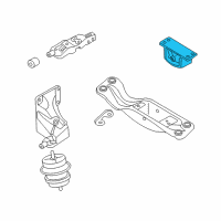 OEM 2009 Infiniti EX35 Insulator-Engine Mounting, Rear Diagram - 11320-AF800