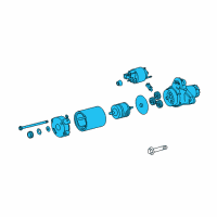 OEM 2017 Lexus RX350 Starter Assy Diagram - 28100-0P150