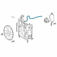 OEM 2013 Scion iQ Reservoir Hose Diagram - 16472-40020