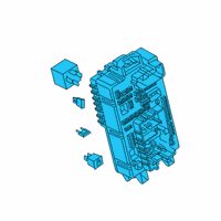 OEM GMC Sierra 3500 HD Fuse & Relay Box Diagram - 84582038