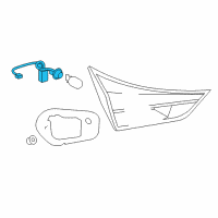 OEM Scion iM Socket & Wire Diagram - 81585-12230