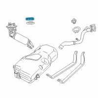 OEM Chrysler Nut-Fuel Pump Module Diagram - 5278718AA