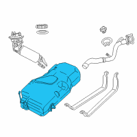 OEM 2006 Chrysler PT Cruiser Fuel Tank Diagram - 5085019AC