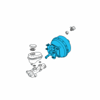 OEM Chevrolet Camaro Power Brake Booster Assembly Diagram - 18029982