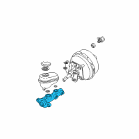 OEM 1998 Pontiac Firebird Cylinder Asm, Brake Master Diagram - 18060784