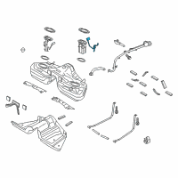 OEM 2021 Ford Mustang Fuel Gauge Sending Unit Diagram - FR3Z-9A299-A