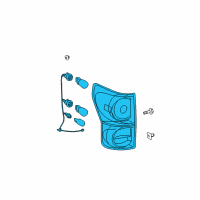 OEM 2010 Toyota Tundra Combo Lamp Assembly Diagram - 81550-0C090