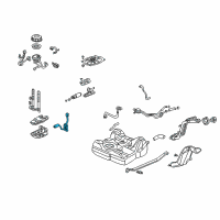 OEM 2003 Honda Civic Fuel Level Sensor Diagram - 17630S5B931