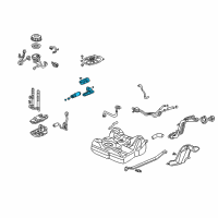 OEM 2003 Honda Civic Pump Set, Fuel Diagram - 17040-S5B-930