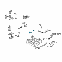 OEM 2003 Acura RSX Tube, Fuel Vent (Orvr) (Epfs) Diagram - 17725-S5A-A32