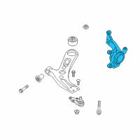 OEM 2018 Kia Soul EV Front Axle Knuckle Right Diagram - 51716B2050