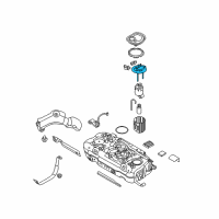 OEM 2017 Kia Niro Plate & Bracket Assembly Diagram - 31113G2000