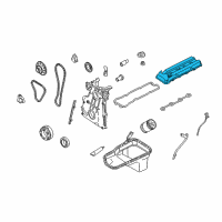 OEM 2002 Nissan Frontier Cover Assy-Valve Rocker Diagram - 13264-F4500