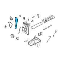 OEM 2000 Nissan Xterra Chain-CAMSHAFT Diagram - 13028-ZD00A