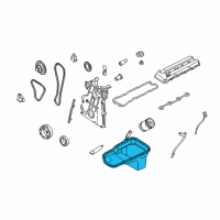 OEM 2002 Nissan Xterra Pan Assy-Oil Diagram - 11110-4S100