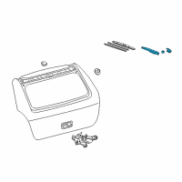 OEM Pontiac Vibe Rear Arm Diagram - 19184588