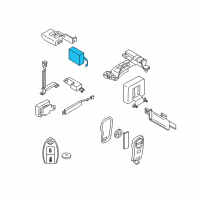 OEM Nissan Versa Control Assembly - Smart KEYLESS Diagram - 285E1-EM30B