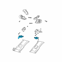 OEM Dodge Ram 2500 Van INSULATOR-Engine Mount Diagram - 52019615AC