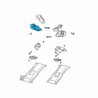 OEM Dodge Dakota INSULATOR-Engine Mount Diagram - 52010017