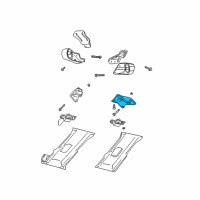 OEM 1998 Dodge Dakota Engine Mount Diagram - 52058636