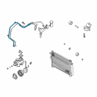 OEM Hyundai Accent Pipe-Discharge Diagram - 97765-25001