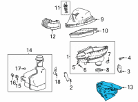 OEM Acura TLX DUCT, AIR IN Diagram - 17250-6S9-A02