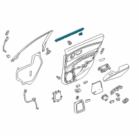 OEM 2020 Acura RLX Weatherstrip, Right Front Door (Inner) Diagram - 72335-TY2-A01