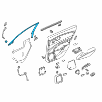 OEM 2017 Acura RLX Garnish Assembly, Right Front Door (Inner) (Premium Black) Diagram - 72442-TY2-A71ZA