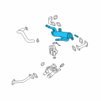 OEM 2019 Hyundai Sonata EGR Cooler Diagram - 28460-2E920