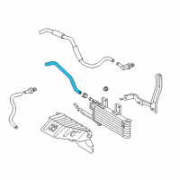 OEM Lexus RX350 Hose, Transmission Oil Cooler Diagram - 32943-0E110