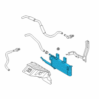 OEM 2015 Lexus RX350 Cooler Assy, Oil Diagram - 32910-48150