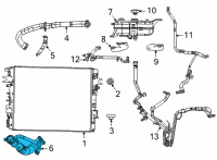 OEM 2022 Jeep Grand Wagoneer RADIATOR OUTLET Diagram - 68425467AA