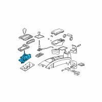 OEM 2004 Cadillac CTS Control Asm-Automatic Transmission Diagram - 25770394