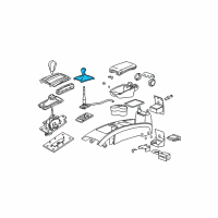 OEM 2006 Cadillac CTS Knob Asm-Manual Transmission Control Lever (W/ Boot & W/ S Diagram - 15229751