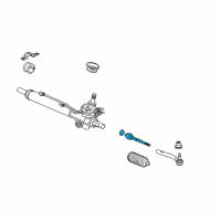 OEM 2015 Honda Pilot End Set, Rack Diagram - 53010-SZA-A01