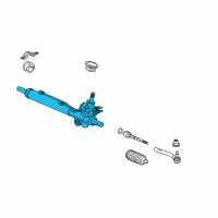 OEM 2012 Honda Pilot Box, Power Steering Gear Diagram - 53601-SZA-A51