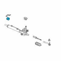 OEM 2012 Honda Pilot Cushion B, Gear Box Diagram - 53436-SZA-A01