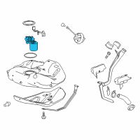 OEM 2013 Chevrolet Malibu Fuel Pump Diagram - 13594131