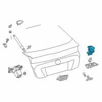 OEM 2022 Toyota Prius Prime Lock Diagram - 69350-47060