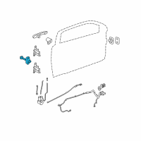 OEM Pontiac Door Check Diagram - 25845435