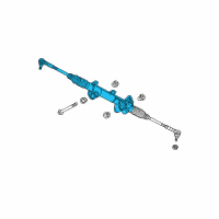 OEM 2003 Dodge Ram 1500 STEERING GEAR Diagram - 52106518BA