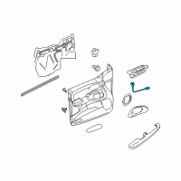 OEM 2002 Chevrolet Trailblazer EXT Switch Asm-Driver Seat Adjuster Memory Diagram - 15908702